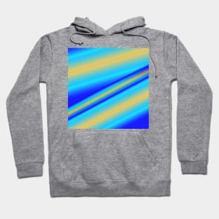 blue yellow white abstract texture Hoodie